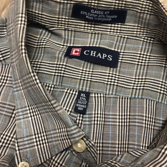 Chaps Long Sleeve Button Up - Picture 4 of 5